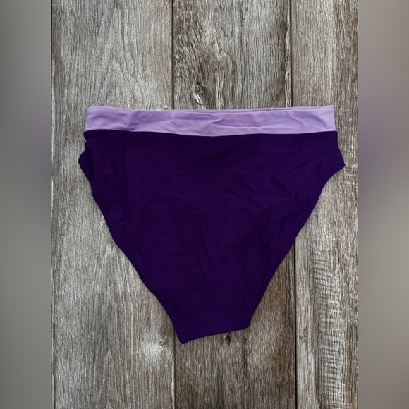 MOOSLOVER Women Cutout One Shoulder High Waisted Bikini High Cut Two Piece‎ Med - Picture 10 of 13